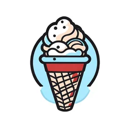 Logo para un restaurant llamado Bombice que la imagen principal sea un helado