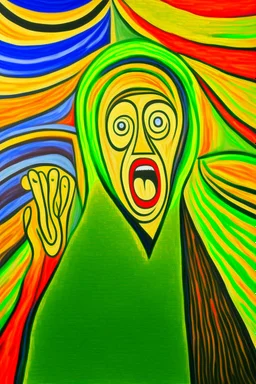 Pablo Picasso's interpretation of The Scream"; Cubism