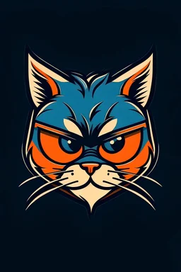 make a logo with a cool Cat on it