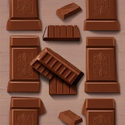 chocolate brick with bite out of it