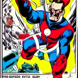 Captain Bullet drawn by Jack Kirby