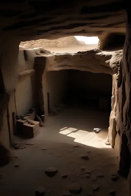 desert dungeon from the inside without a hole