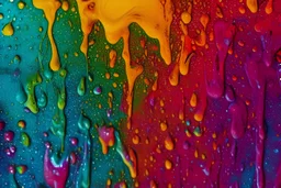 beautiful 35 mm photograph of a covered in colorful wet goop, dripping with colorful liquid, intricate details, dark ambient, atmospheric, movie poster, poster, horror, elegant, super highly detailed, professional digital photo, artstation, concept art, 8k