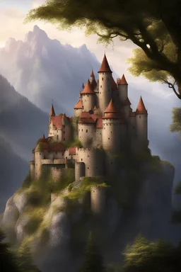 Stary zamek w górach