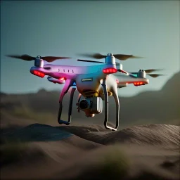 Drone kullanan noel baba, unreal engine 5, octane render 8k