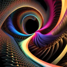 beautiful mockap graphic sifi ,colorful ,artistic, math,nice 3d fractal recursive art