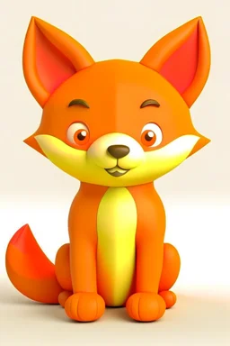 Fox cute 3D