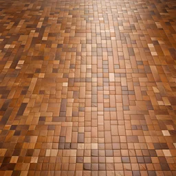 big brown tiled floor