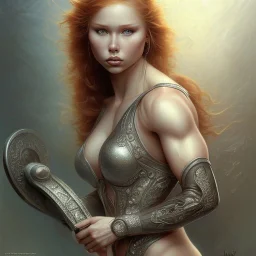 molly quinn, bodybuilder by gerald brom luis royo