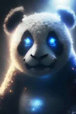 Panda lion alien, unreal lighting, volumetric lighting, high contrasts, sharp focus,