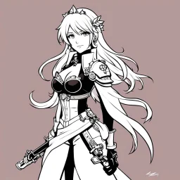 [wii No More Heroes style with thick lines] Lady of Peace revealed