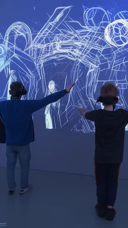 Lisbon, video mapping, virtual reality, mixed reality, children, painting, workshop