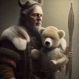 A viking girl and her bear, hr giger, scary, steam punk, realistic, made in octane, cinematic, ultra-realistic, extremely detailed octane rendering, 8K, VRAY Super Real ar 2:3, dof photorealistic futuristic 50mm lens hard lighting dark gray tintype photograph, realistic lighting, sepia color