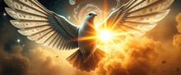 close up on the universal eye of the hyper winged ascendent blessed beyond imagination Jesus dove in the dust storm of the master merkaba orchestral fat bat gemini math tao oracle in megacosm the true universe beyond our dimensions