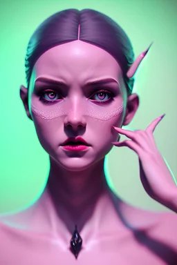 portrait of a woman dance with the devil in style of belinski, high delicate defined details, beautiful, atmospheric, matte, 3 d 8 k octane rendered, sharp focus, illustration, high detail, ultra realistic, highly saturated colors