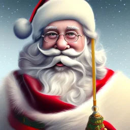 Santa Clause, portrait, detailed, 8k resolution, warm light