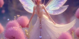 crystal subtle flower in a galactic ambiance beautiful fairy, transparent, delicate colors, in the foreground, full of details, smooth，soft light atmosphere, light effect，vaporwave colorful, concept art, smooth, extremely sharp detail, finely tuned detail, ultra high definition, 8 k, unreal engine 5, ultra sharp focus