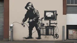 hacker by banksy