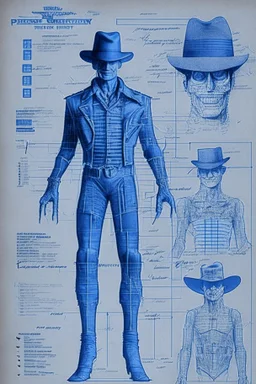 blueprint of freddy kreuger