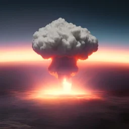 Image of Nuclear bombs hit earth