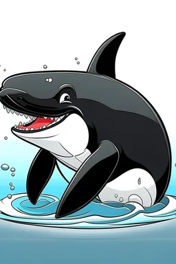 orca cartoon