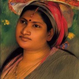 Indian woman Mary Cassatt