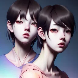 Beautiful person by Studio MAPPA, Anime Key Visual, by Sui Ishida, Deep Color, Intricate, 8k resolution concept art, Natural Lighting, Beautiful Composition head and shoulders portrait, 8k resolution concept art portrait by Kentaro Miura, Artgerm, WLOP, Alphonse Mucha dynamic lighting hyperdetailed intricately detailed Splash art"