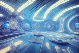 white and gold crystal galactic ambiance cinema4d scifi futuristic tunnelfield pools lighting underground, full of details, smooth, bright sunshine，soft light atmosphere, light effect，vaporwave colorful, concept art, smooth, extremely sharp detail, finely tuned detail, ultra high definition, 8 k, unreal engine 5, ultra sharp focus