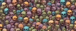 a photorealisitc tiny zombie horde all 1/10th the size of average human