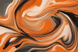 Abstract Painting,Professional Digital Painting, orange Color