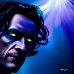 Ultra detailed fullbody Portrait in oil on canvas of Nightcrawler Xmen , extremely detailed digital painting, extremely detailed face,crystal clear Big Glowing eyes, mystical colors ,perfectly centered image, perfect composition, rim light, beautiful lighting, 8k, stunning scene, raytracing, anatomically correct, in the style of robert e howard and Ken Kelley and Ohrai Noriyoshi and Simon Bisley and tomzj1