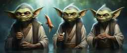 realistic rendering Portrait of the gremlin Apkallu sages who were sent by the god Ea to teach civilization to humanity before the flood. They were depicted as half-human and half-fish or bird, and were associated with wisdom, magic, and culture.