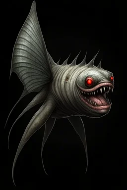 Moth / shark / human hybrid