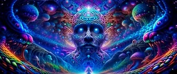Trippy DMT interdimensional universe psychedelic