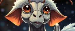 brilliant detailed portrait disco glittery goose ant alien gremlin anime
