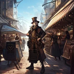 steampunk,streetMarket,