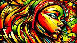 Graffiti Art. Wallpaper.