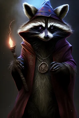 evil Raccoon wizard