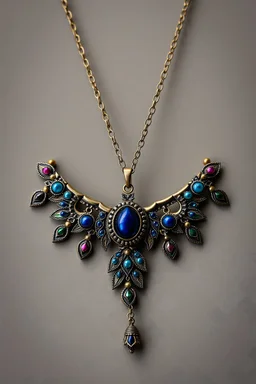 necklace peacock