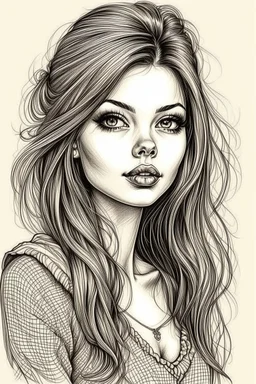 beautiful girl drawing sketches beautiful girl