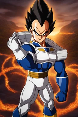 Vegeta if he was a real human