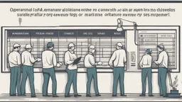 operators looking at a huge maintenance schedule