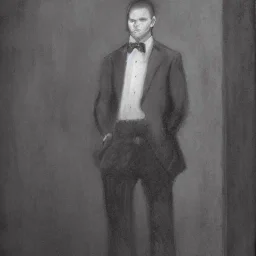 Simon ghost riley portrait alluring strong build tall