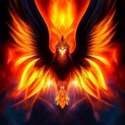 ultra detailed fullbody portrait of The Phoenix , extremely detailed digital painting, intrincate, extremely detailed face,crystal clear Big eyes, in the style of Kaare Andrews, mystical colors , perfectly centered image, perfect composition, rim light, beautiful lighting, 8k, stunning scene, raytracing