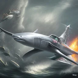 mix helicopter shark