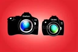 Vector DSLR Camera Photography Vector Vector Illustration