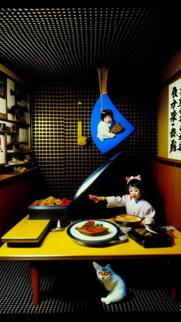 Japanese hotel Restaurant 80's Advertisement Odon