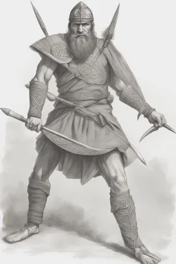 celtic spear warrior