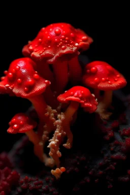 red fungus in space