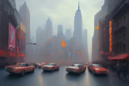 new york city painting by byron birdsall